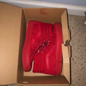 Vans Oldskool High Tops Red